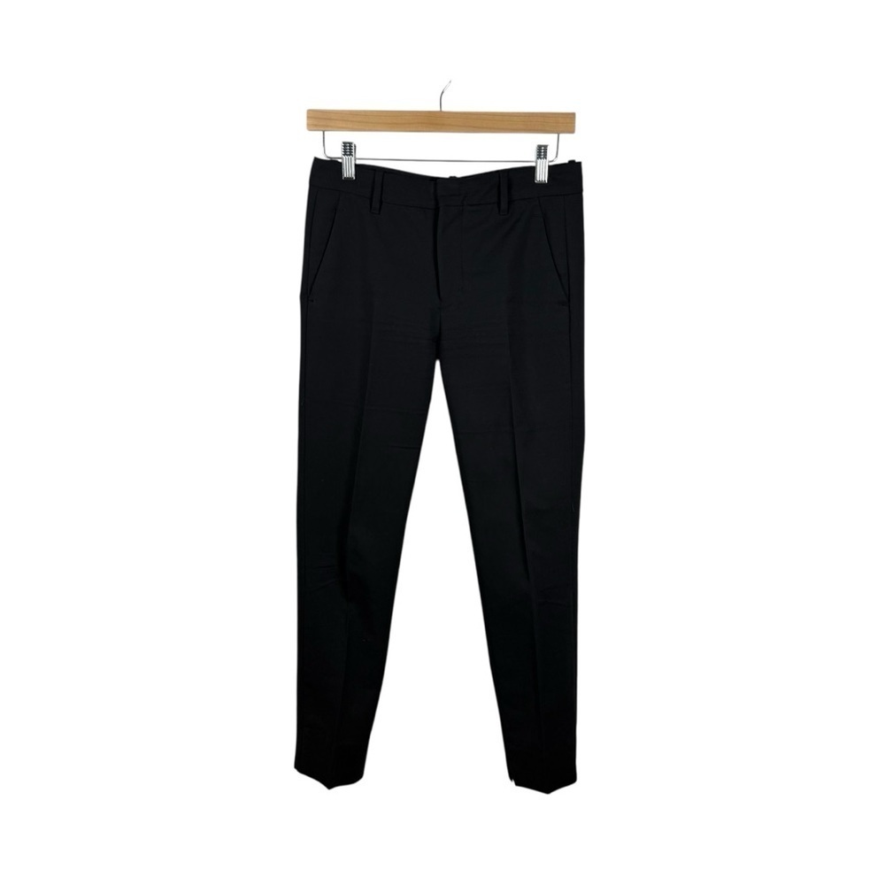 Zara Woman Classic Tapered Trousers in Black Size XS